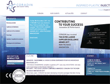 Tablet Screenshot of coradin.com